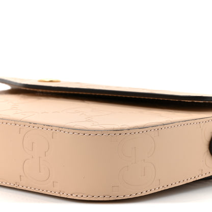Gucci Calfskin GG Super Mini Shoulder Bag Beige 9 of 12