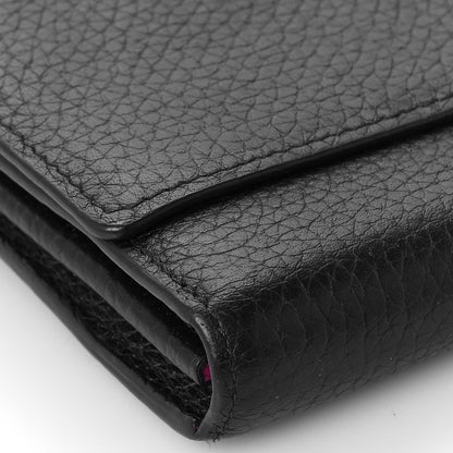Louis Vuitton Taurillon Capucines Wallet Black 8 of 9