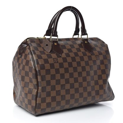 Louis Vuitton Damier Ebene Speedy 30 3 of 10