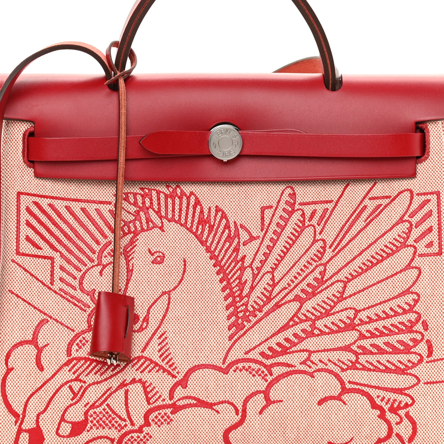 Vache Hunter Toile Pegase Pop Herbag Zip Retourne 31 PM Rouge Piment