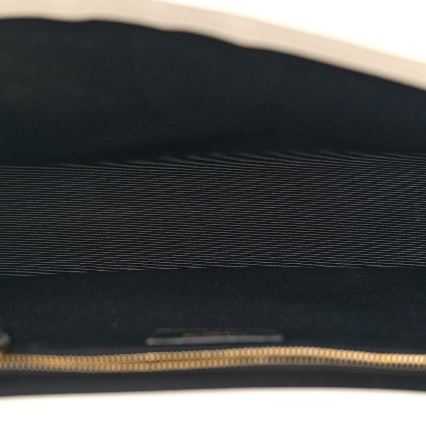 Grain De Poudre Textured Mixed Matelasse Large Triquilt Monogram Satchel Crema Soft