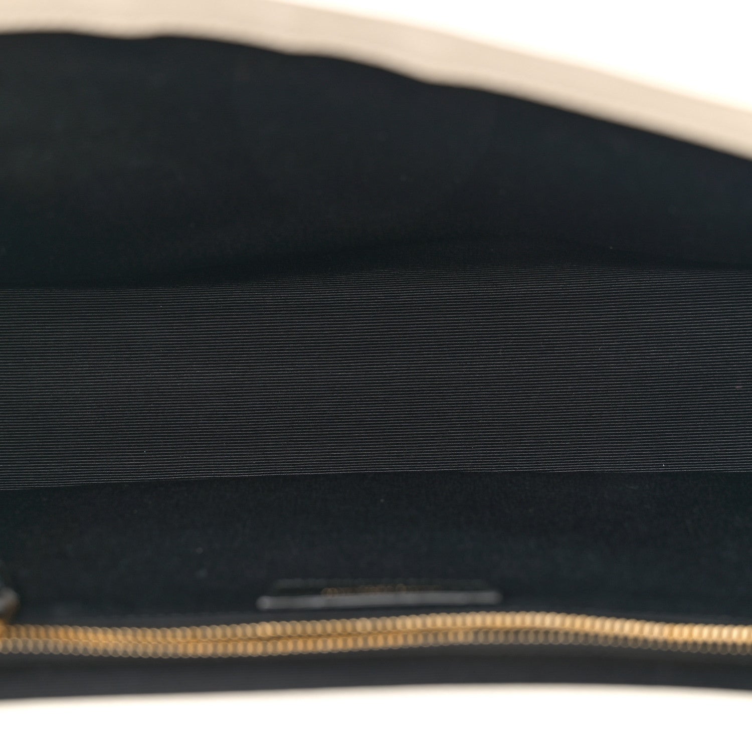 Saint Laurent Grain De Poudre Textured Mixed Matelasse Large Triquilt Monogram Satchel Crema Soft 5 of 12