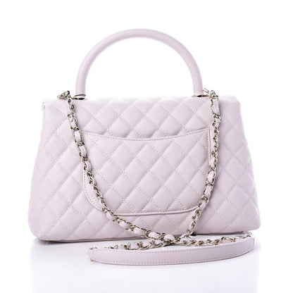 Chanel Caviar Quilted Small Coco Handle Flap Lilas Lilac 2 of 10