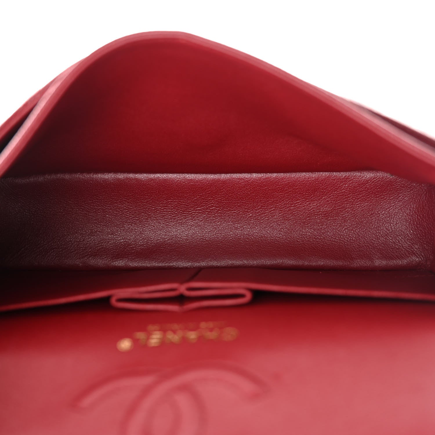 Chanel Caviar Quilted Small Double Flap Burgundy 5 of 11