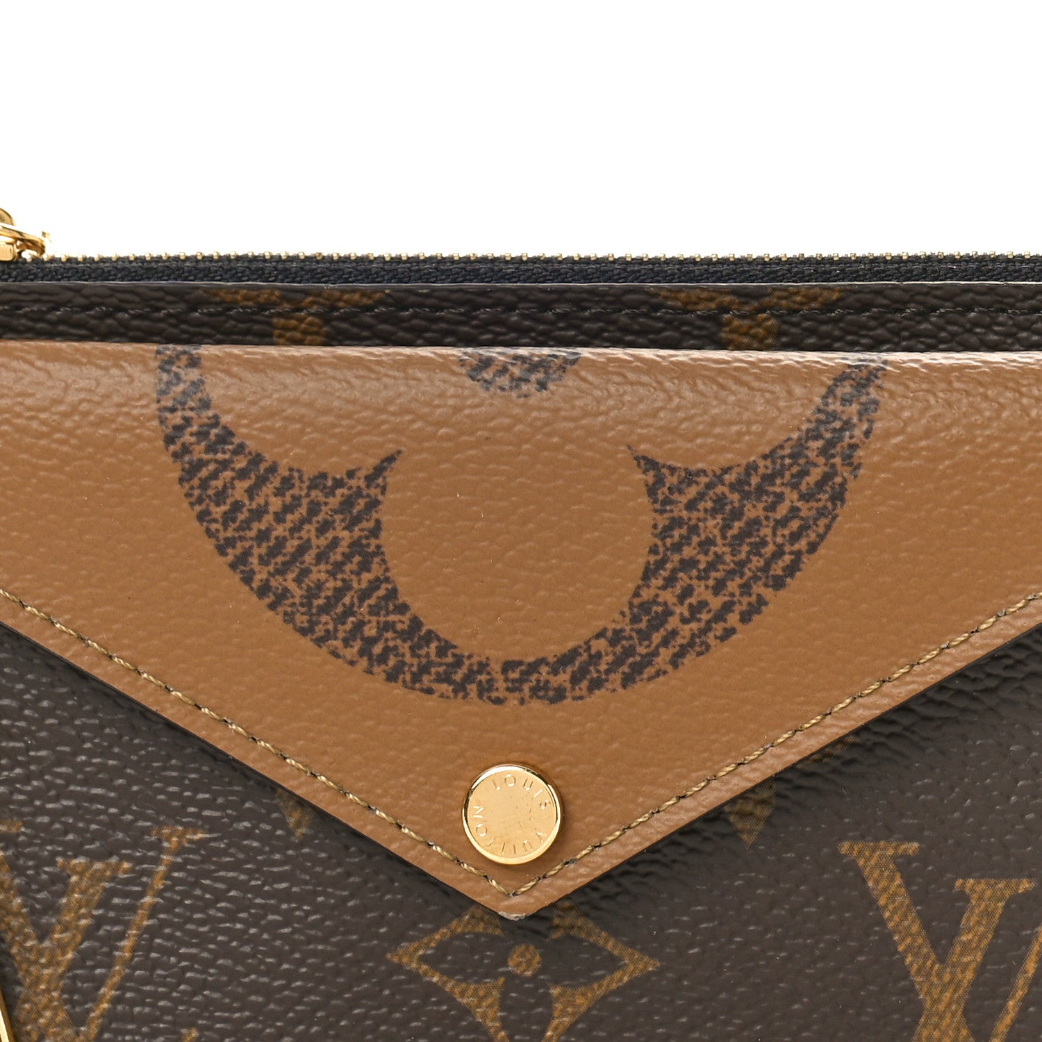 Louis Vuitton Reverse Monogram Recto Verso Card Holder Brown 7 of 7