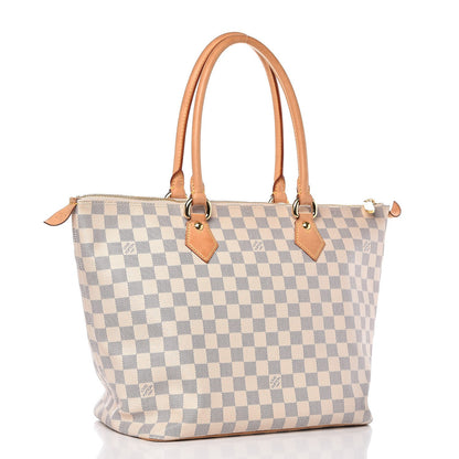 Louis Vuitton Damier Azur Saleya MM 3 of 12