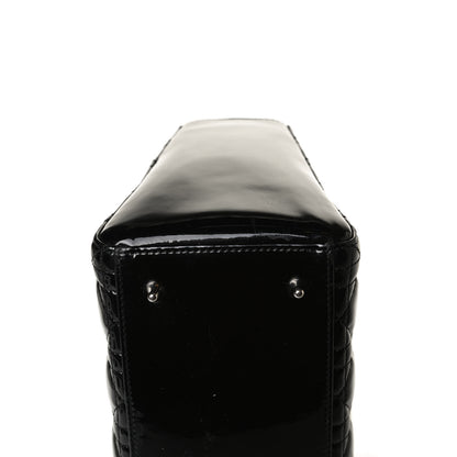 Christian Dior Patent Cannage Medium Lady Dior Black 15 of 16