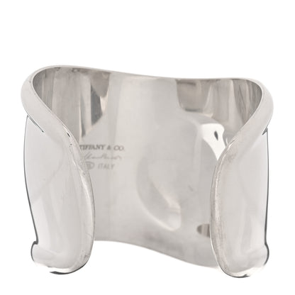 Tiffany Sterling Silver Medium Elsa Peretti Right Wrist Bone Cuff Bracelet 2 of 3