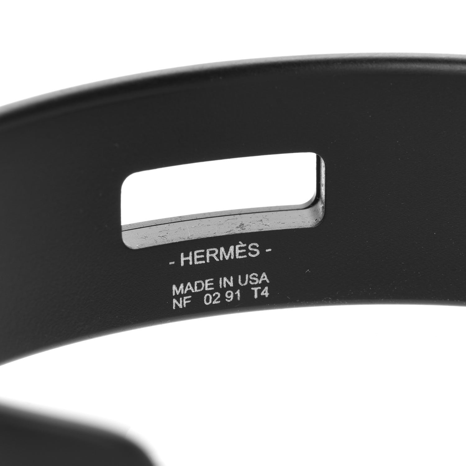 Hermes Aluminium Kelly Bracelet T4 So Black 4 of 5