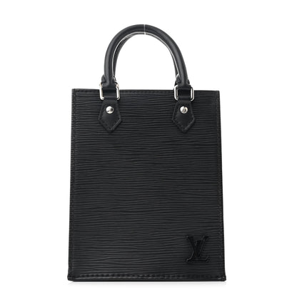 Louis Vuitton Epi Petit Sac Plat Black 1 of 10