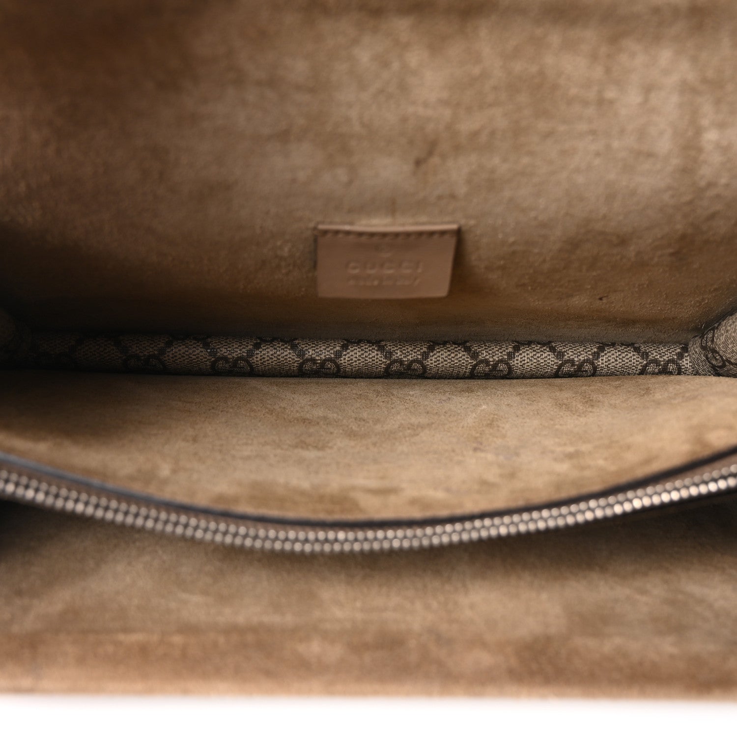 Gucci GG Supreme Monogram Small Dionysus Shoulder Bag Taupe 5 of 9