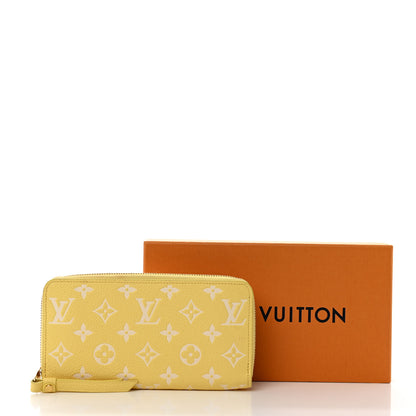 Louis Vuitton Empreinte Monogram Zippy Wallet Lemon Curd Yellow 8 of 8