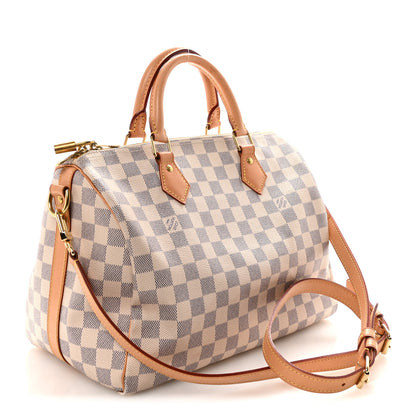 Louis Vuitton Damier Azur Speedy Bandouliere 30 3 of 9