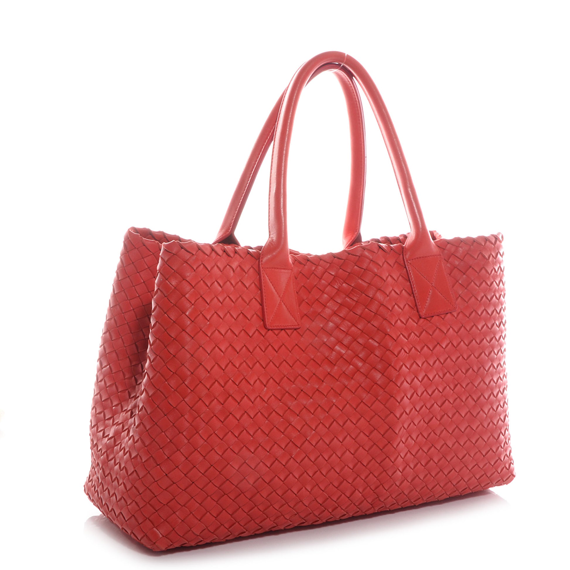 Bottega Veneta Nappa Intrecciato Medium Cabat Red 3 of 8