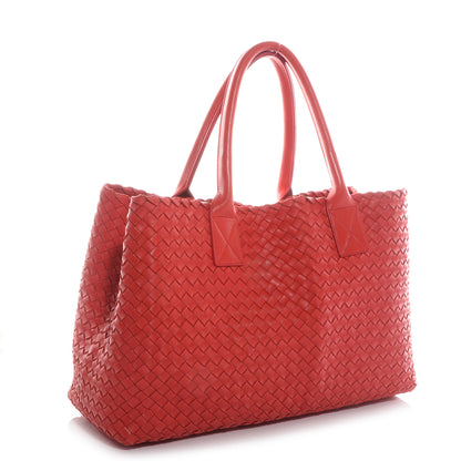 Bottega Veneta Nappa Intrecciato Medium Cabat Red 3 of 8