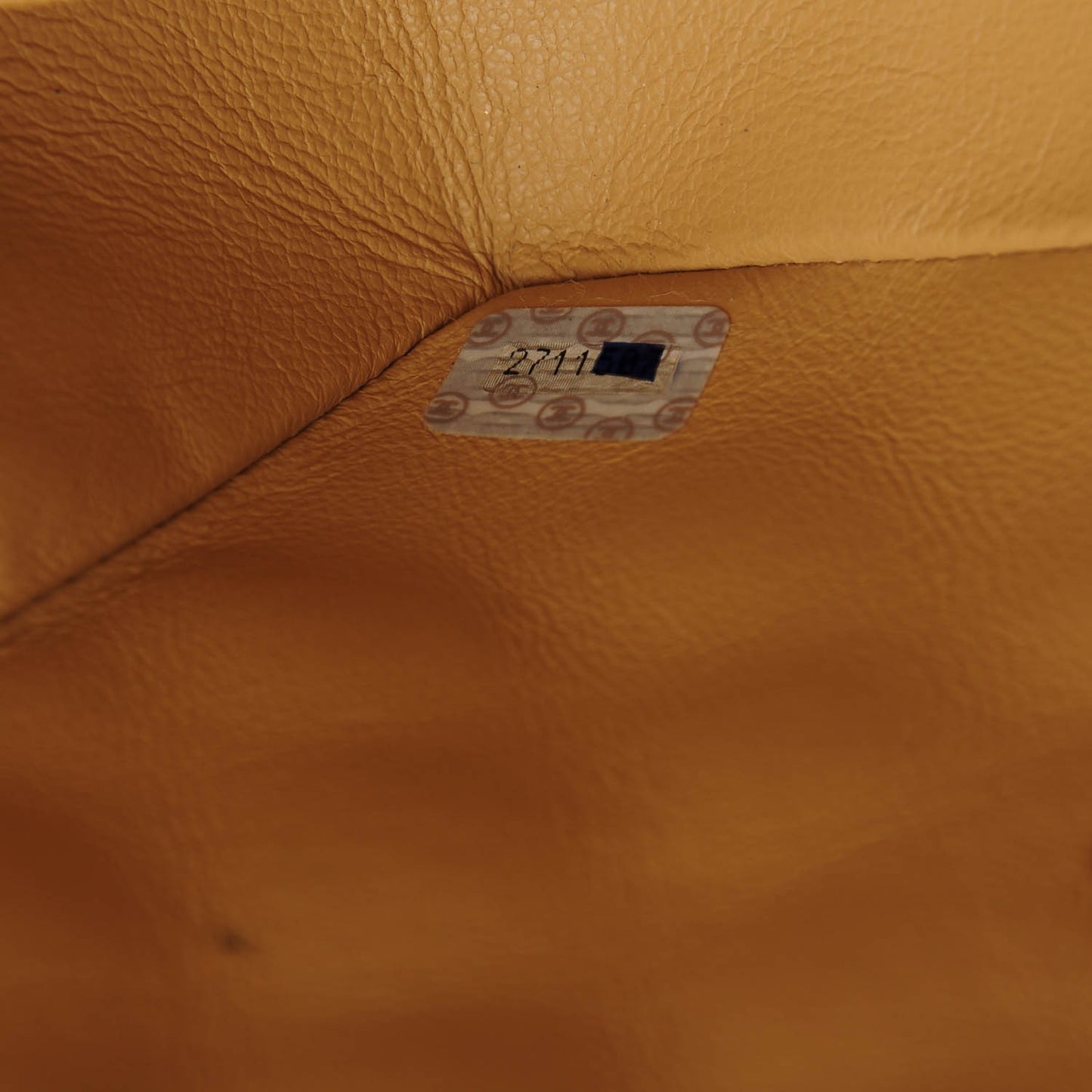 Lambskin Quilted Mini Square Flap Beige