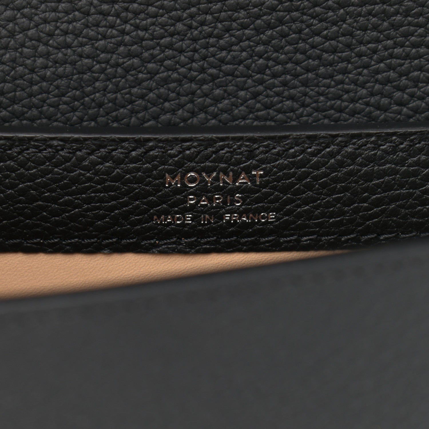 Moynat Taurillon Blush Rejane BB Black 6 of 9
