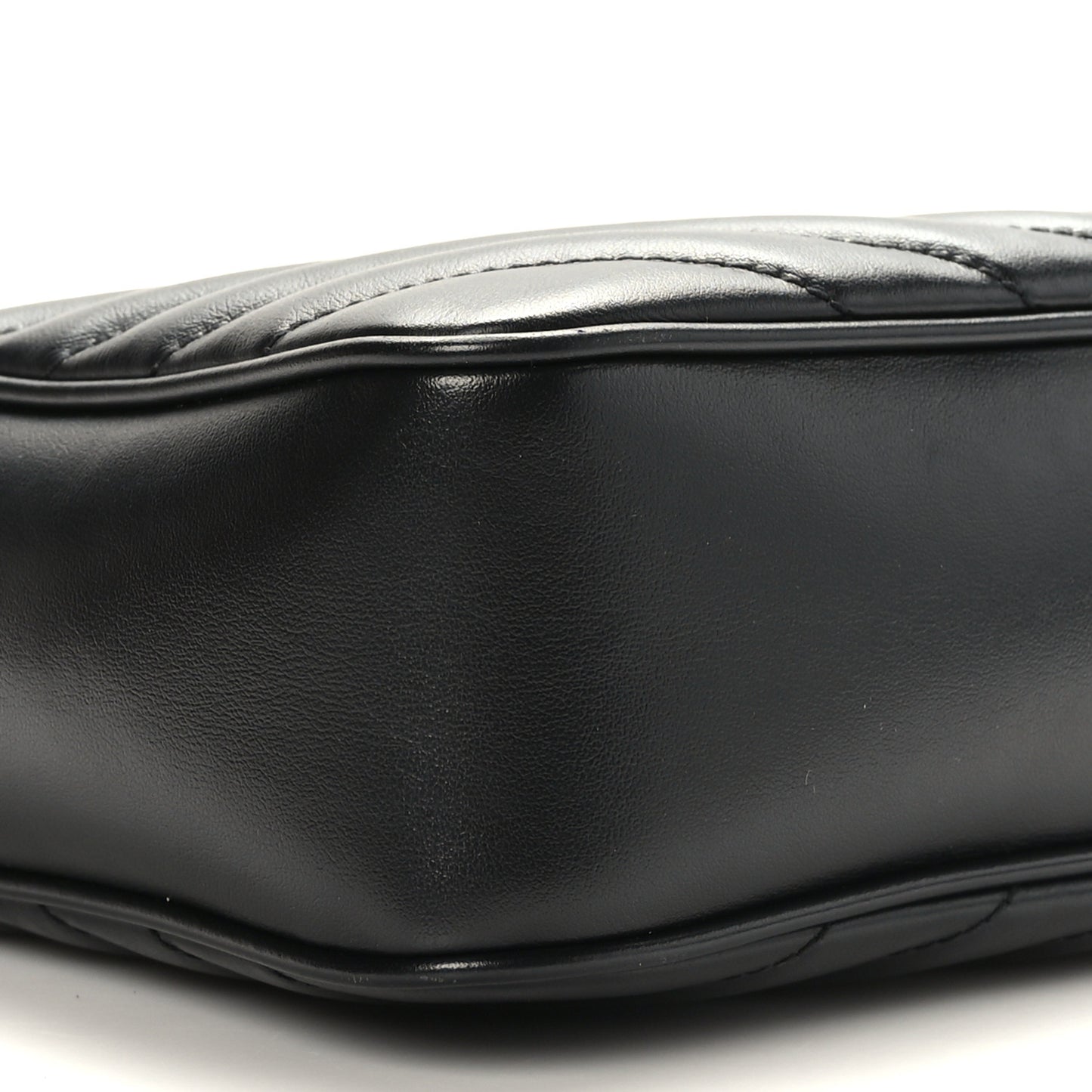 Calfskin Matelasse Monogram Lou Camera Bag Black
