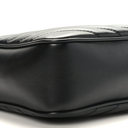 Saint Laurent Calfskin Matelasse Monogram Lou Camera Bag Black 8 of 10