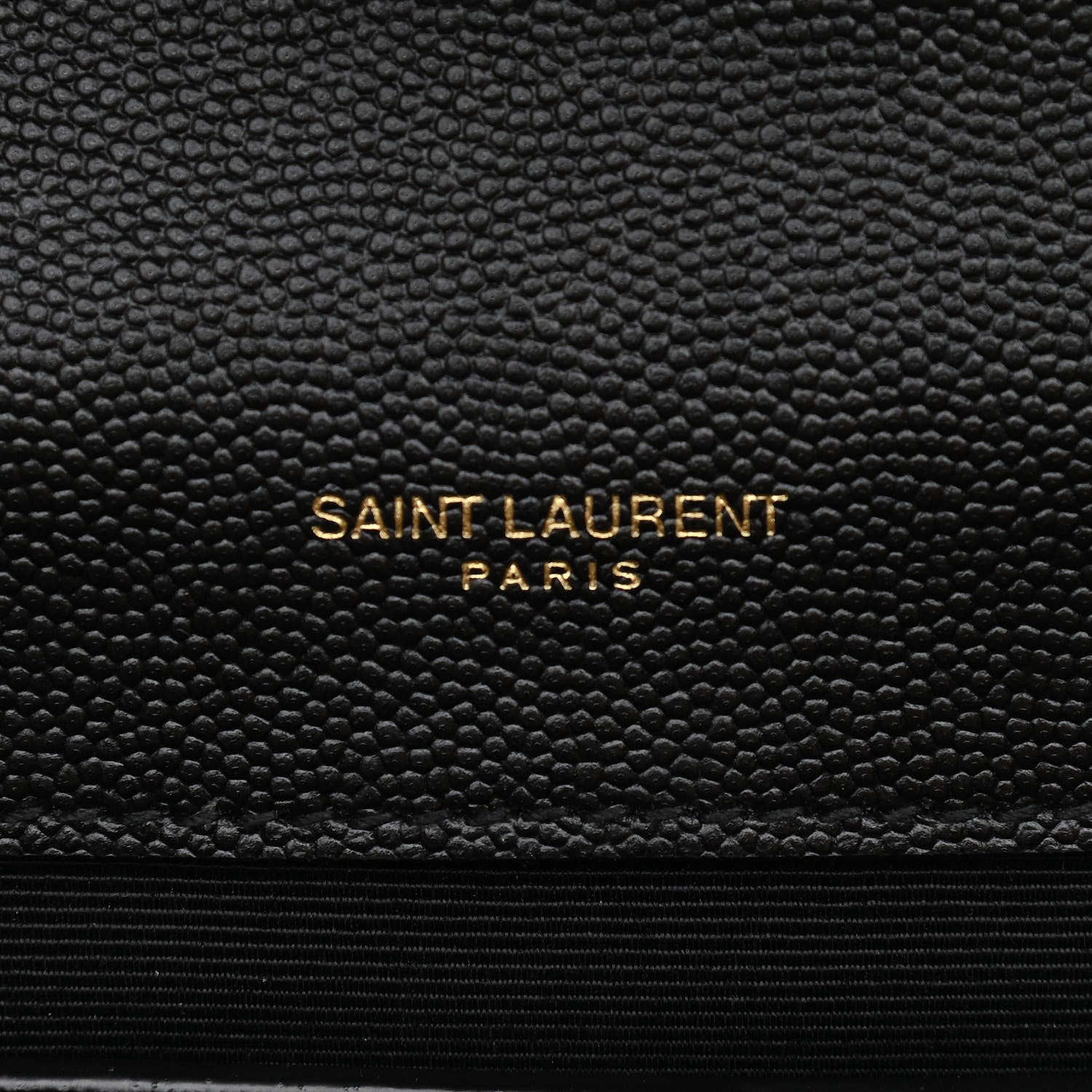 Saint Laurent Grain De Poudre Textured Mixed Matelasse Triquilt Medium Monogram Satchel Black 6 of 11