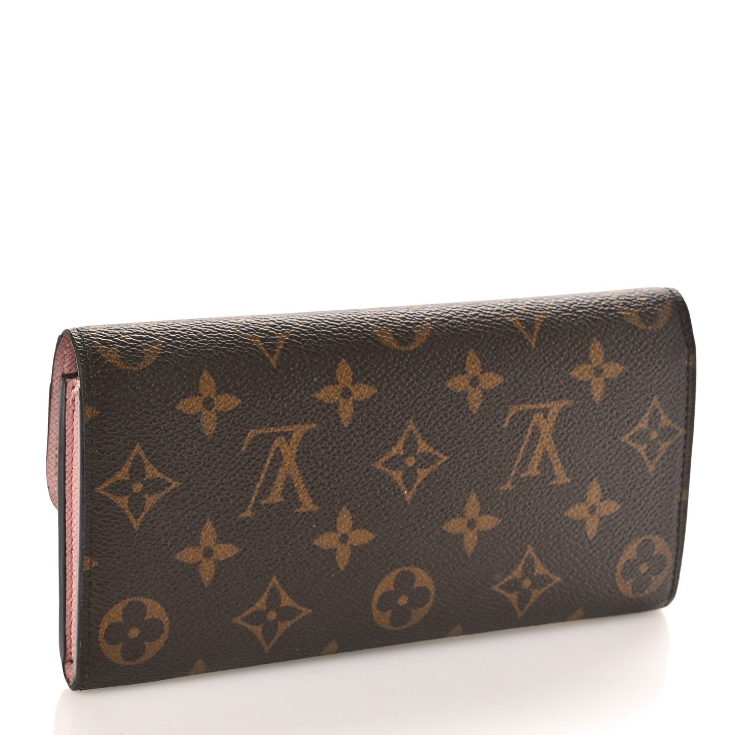 Monogram Emilie Wallet Rose Ballerine