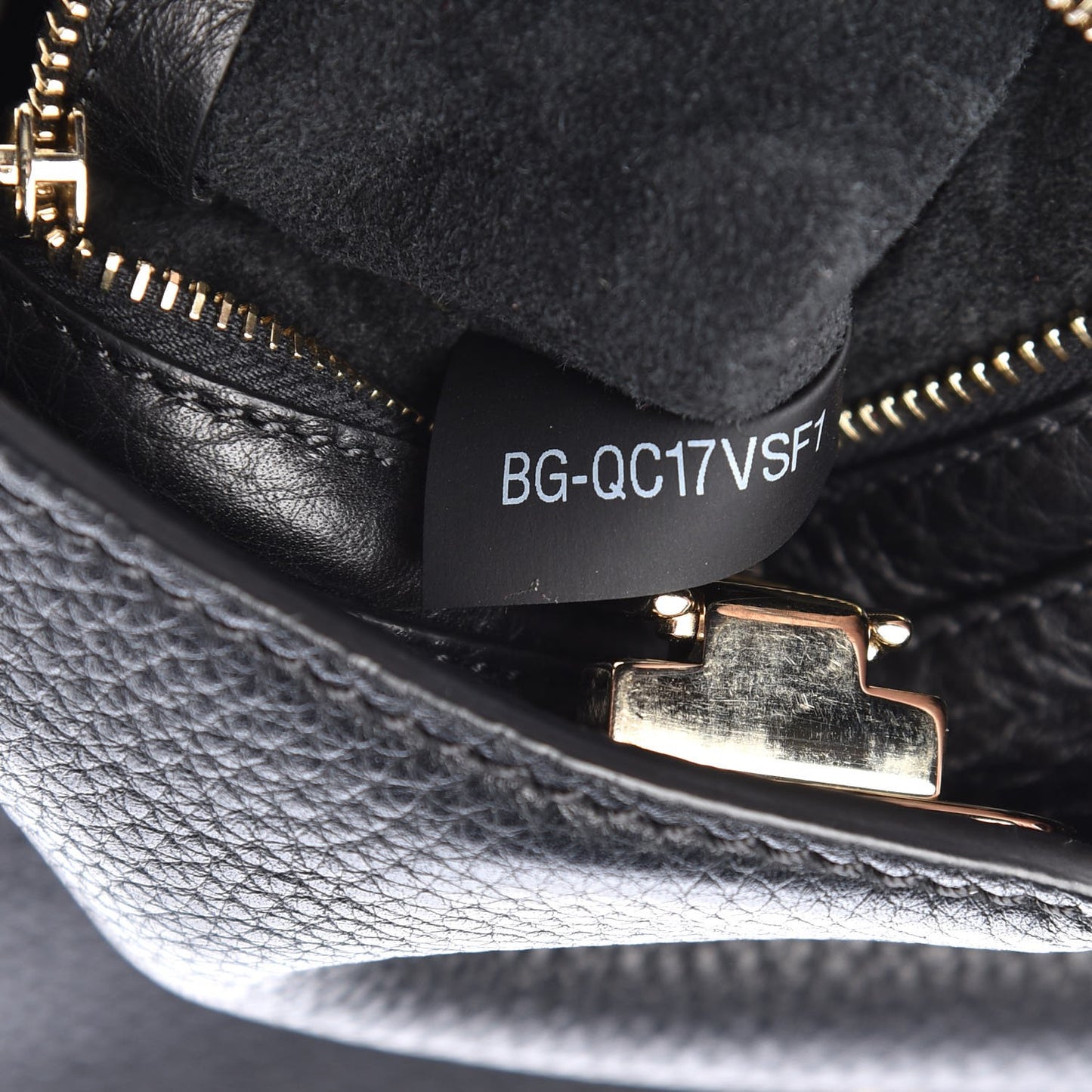 Pebbled Calfskin Mini Rockstud Flip-Lock Messenger Bag Black