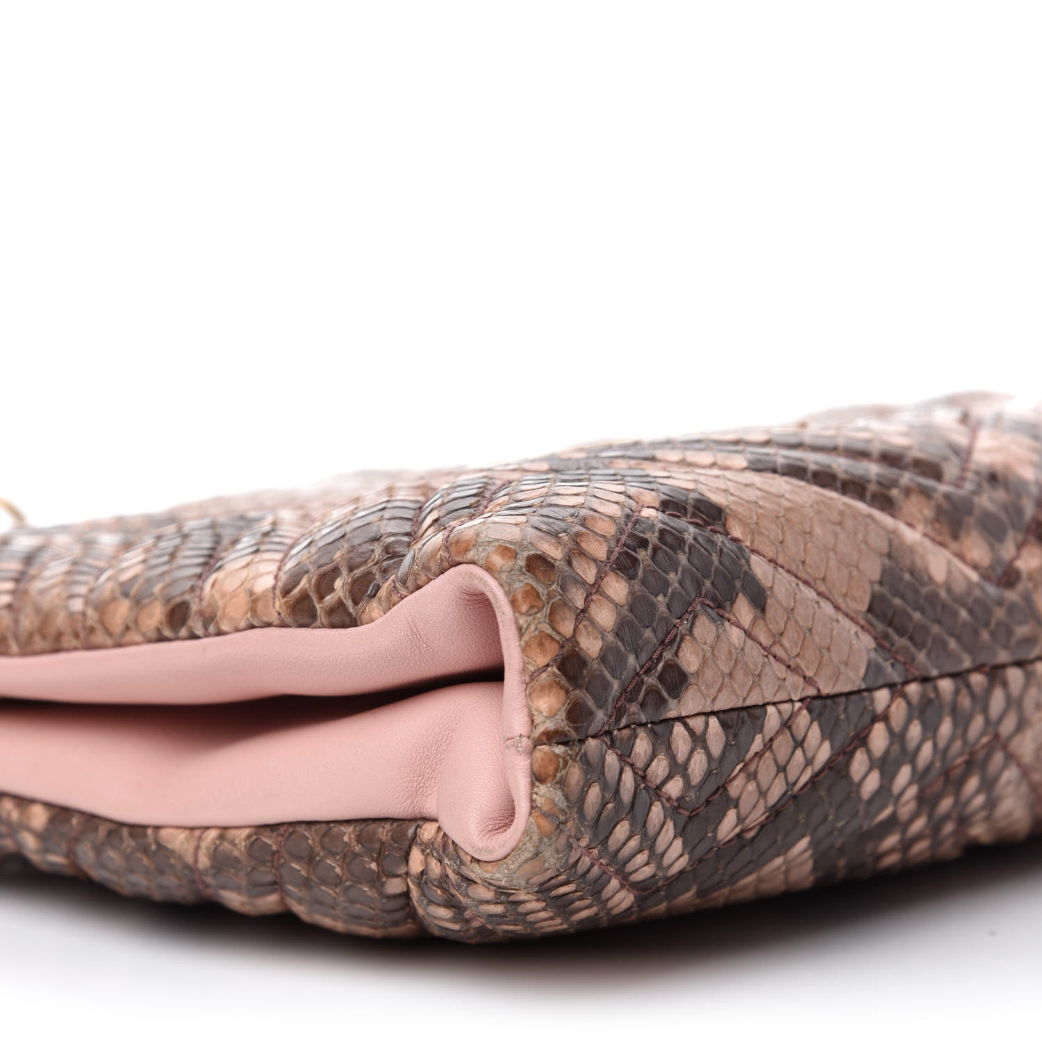 Gucci Snakeskin Matelasse GG Marmont Double Zip Chain Bag 6 of 11