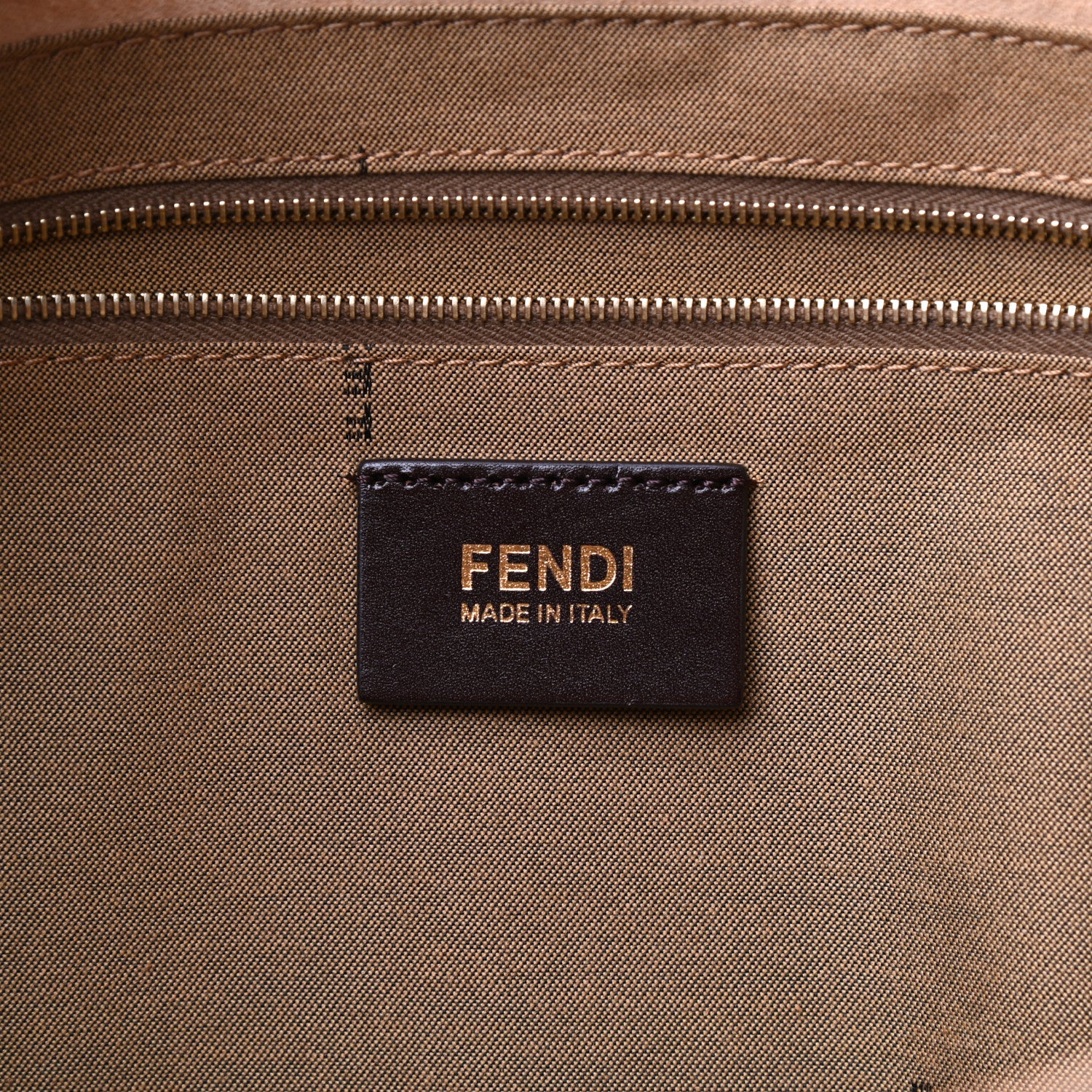 Fendi Zucca Large Hobo Tobacco 6 of 9