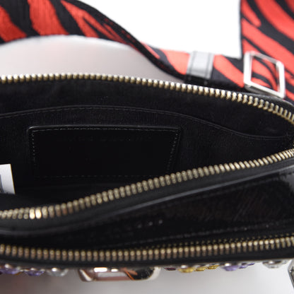 Marc Jacobs Patent Crystal Embellished Snapshot Camera Bag Black 8 of 10