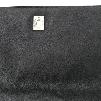 Chanel Calfskin Quilted In The Business Flap Bag Black 11 of 11
