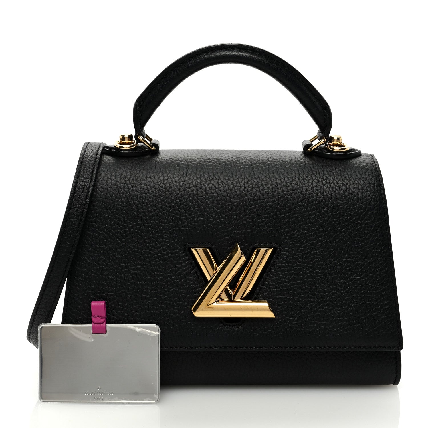 Louis Vuitton Taurillon Twist One Handle PM Black 3 of 10