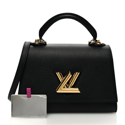 Louis Vuitton Taurillon Twist One Handle PM Black 3 of 10