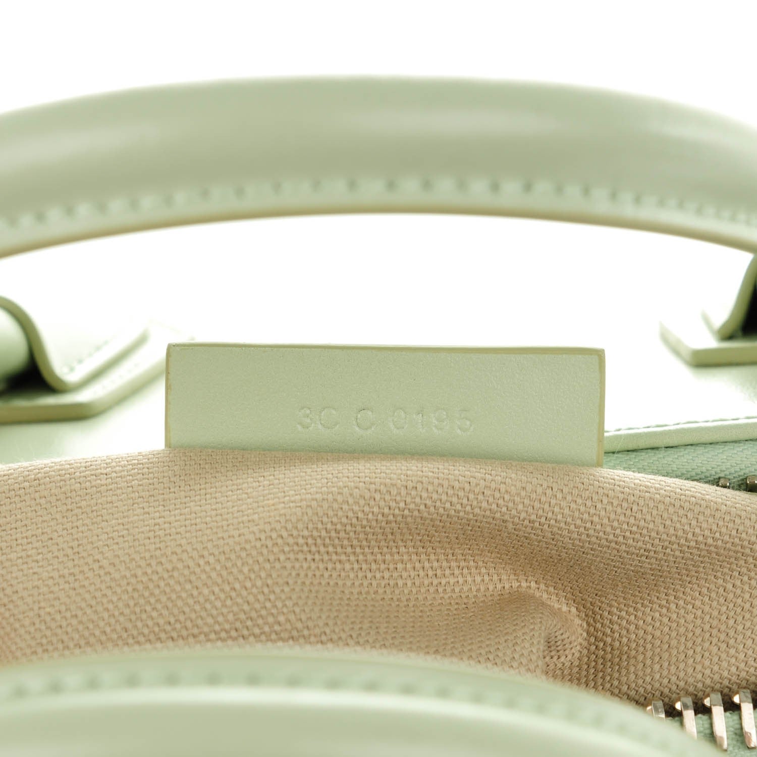 Givenchy Shiny Lord Calfskin Small Antigona Aqua Green 7 of 7