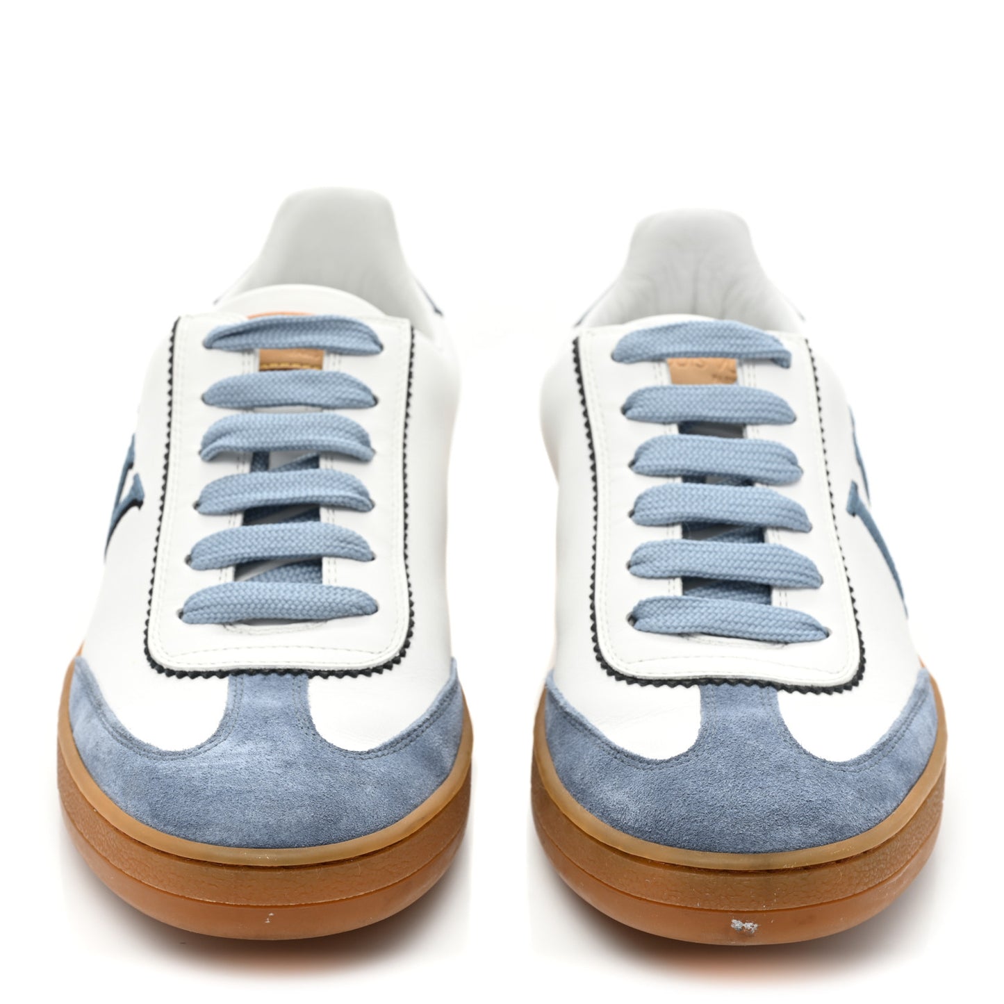 Calfskin Frontrow Sneakers 35.5 Blue