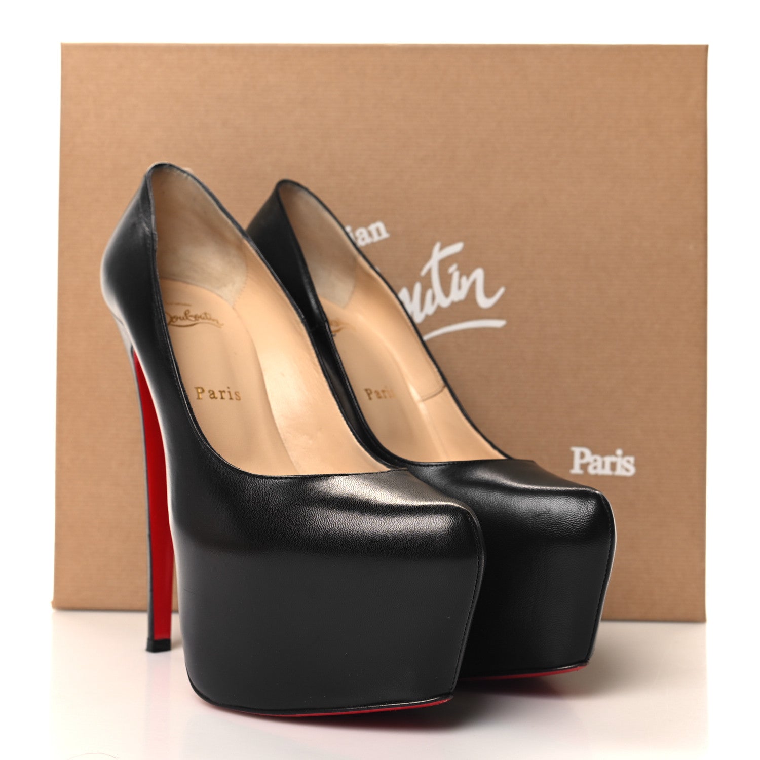 Christian Louboutin Kid Daffodile 160 Pumps 38.5 Black 10 of 10