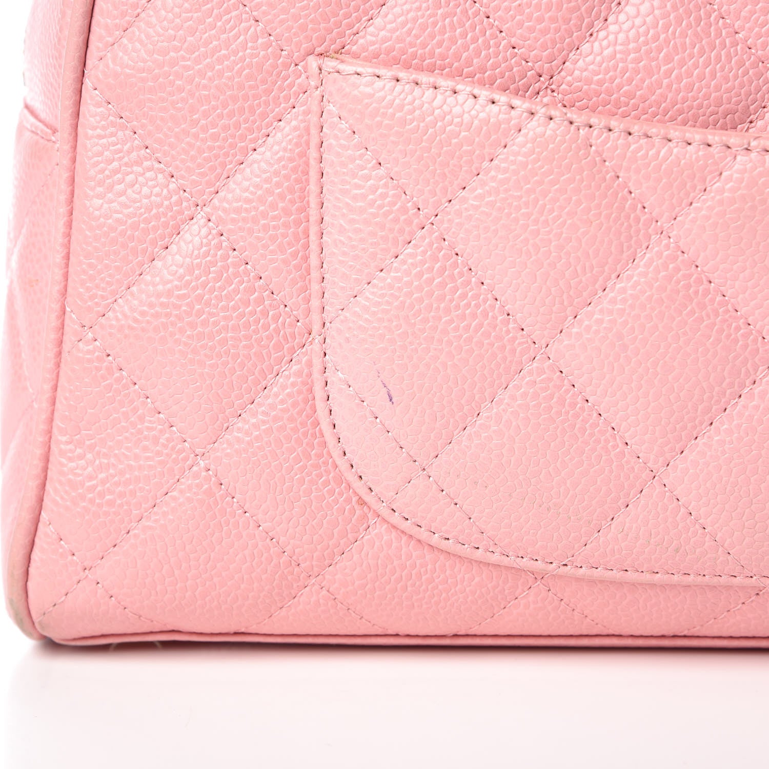 Chanel Caviar Quilted Small Bowler Pink 16 of 20