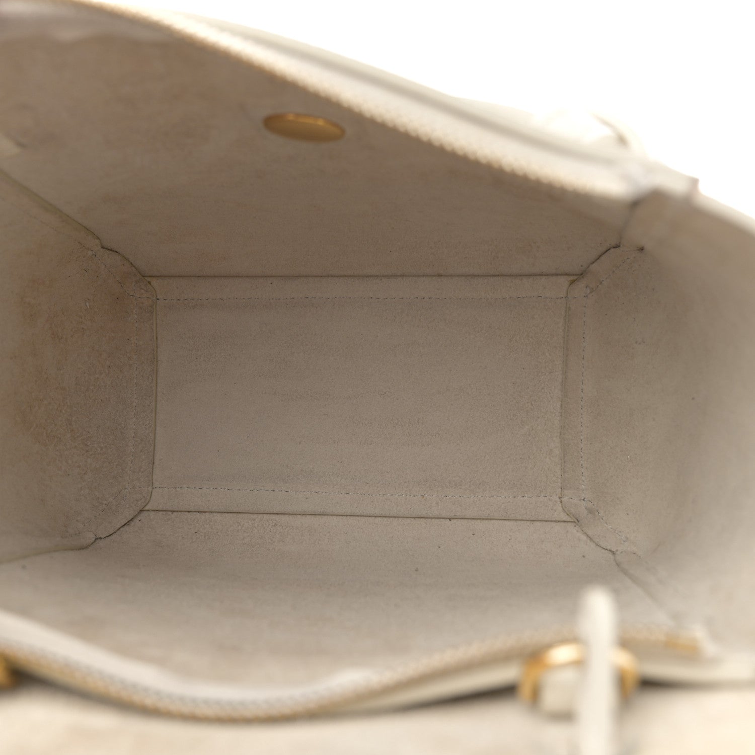 Celine Grained Calfskin Nano Belt Bag Chalk 5 of 12