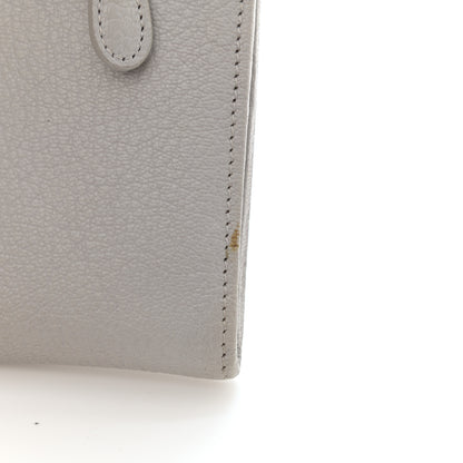 Balenciaga Chevre Giant 12 Gold Hardware Money Wallet Gris Cement 9 of 11