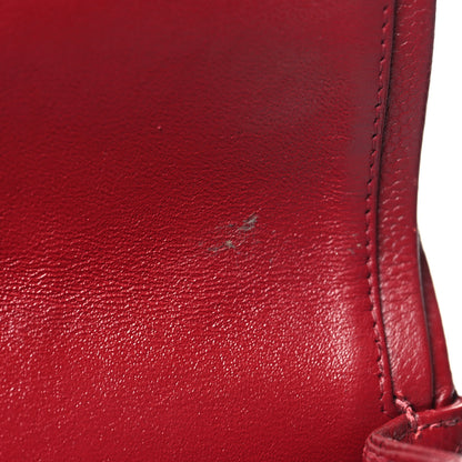 Chanel Caviar Quilted Medium Double Flap Dark Red 13 of 15