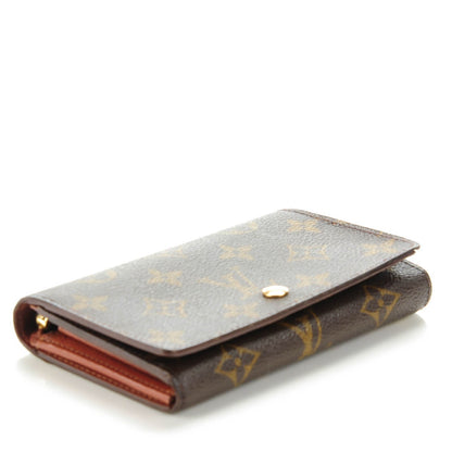 Louis Vuitton Monogram Porte-Monnaie Tresor Wallet 4 of 7