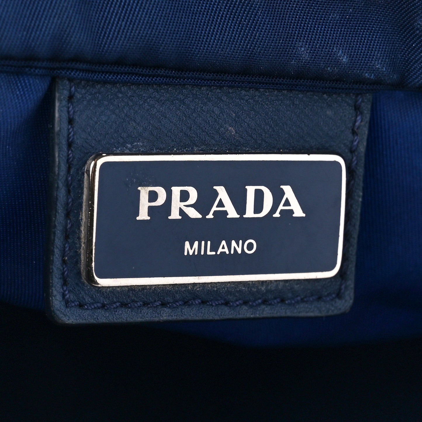 Nylon Vela Flat Messenger Bag Royal