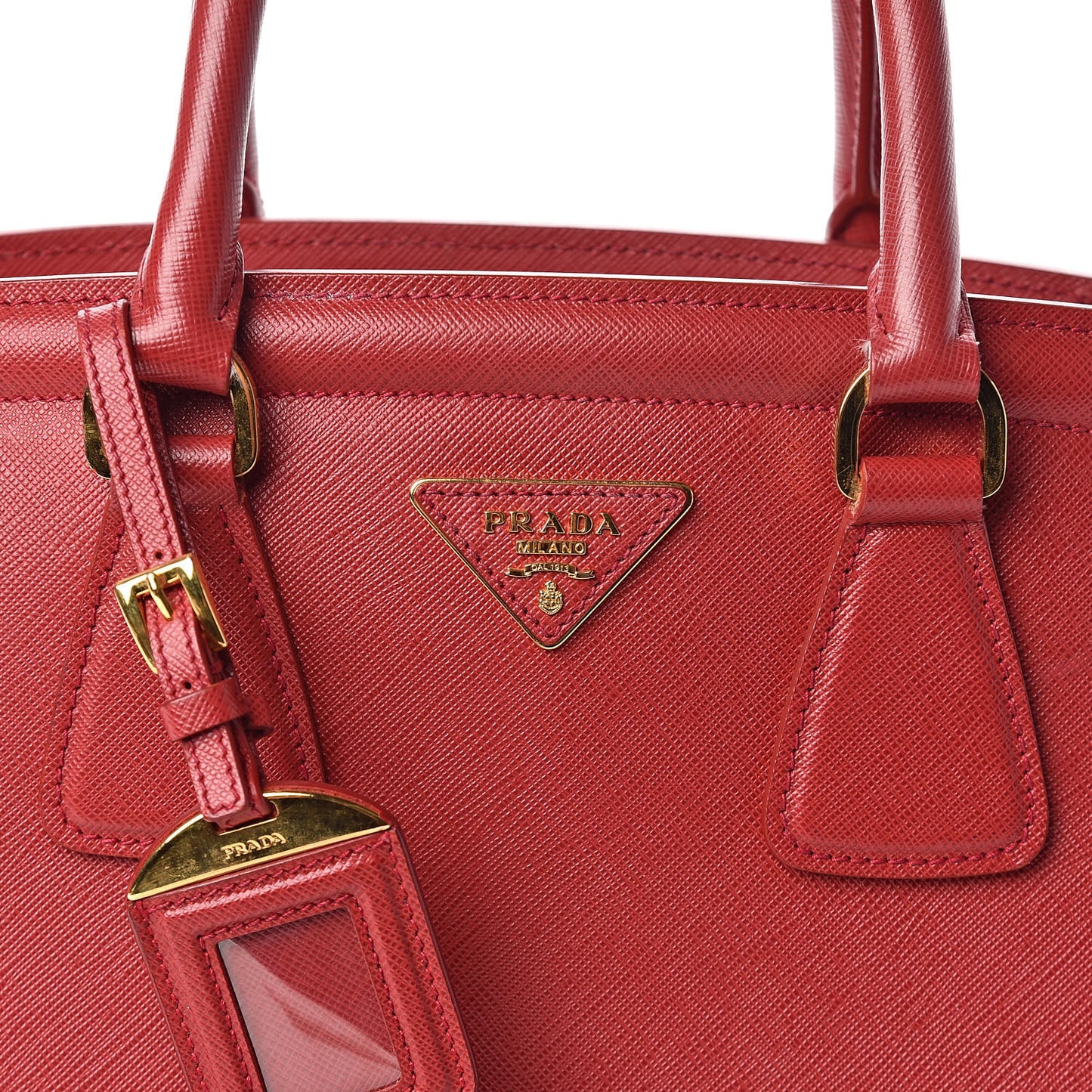 Saffiano Lux Parabole Tote Fuoco