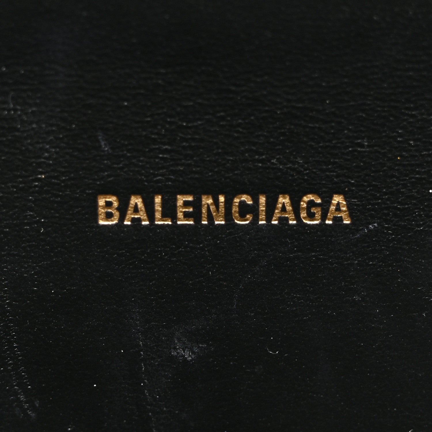 Balenciaga Shiny Box Calfskin Hourglass Top Handle Bag XS Black 6 of 17