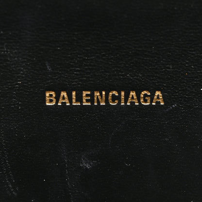 Balenciaga Shiny Box Calfskin Hourglass Top Handle Bag XS Black 6 of 17