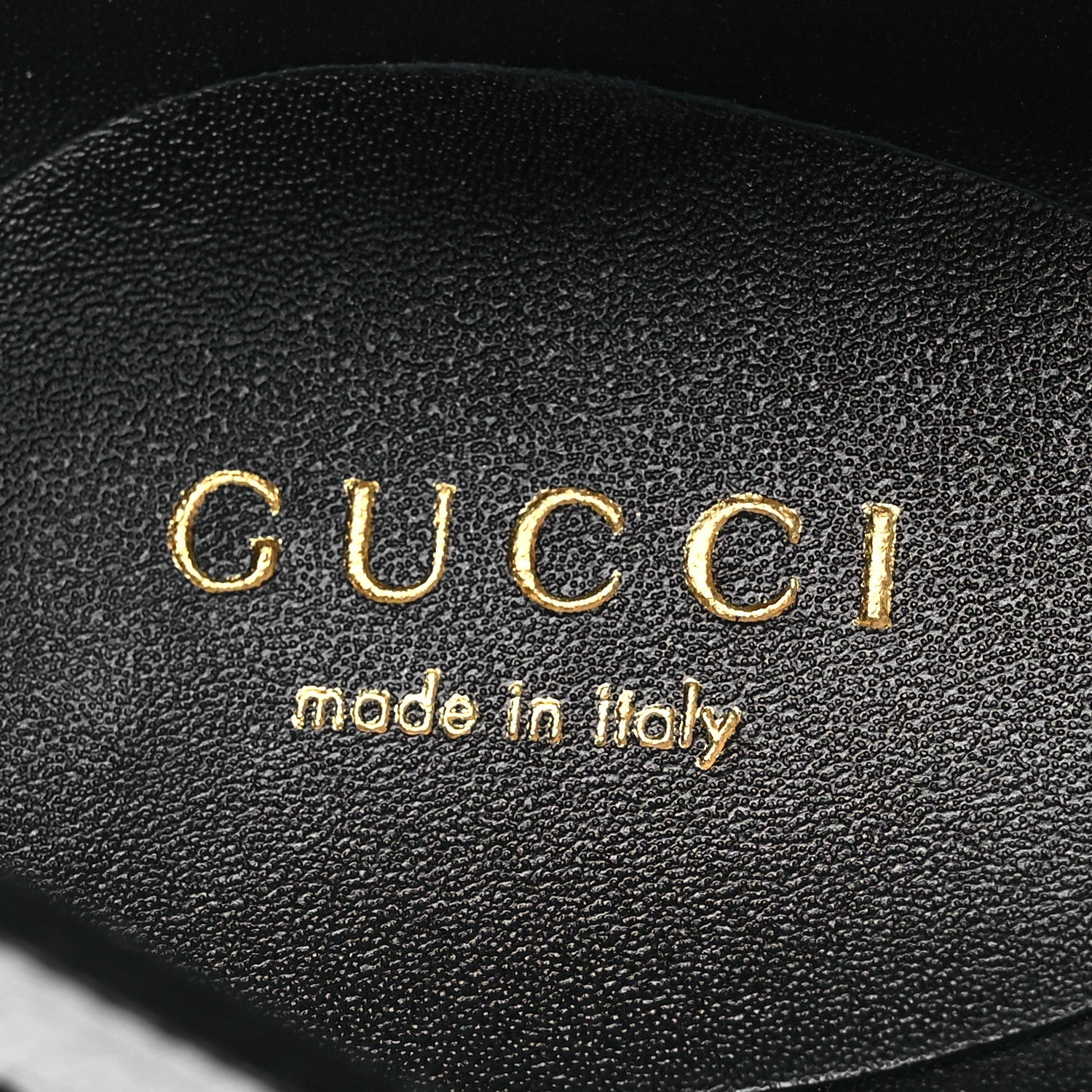 Gucci Logo Calfskin Slingback Sandals 36 Black 9 of 12