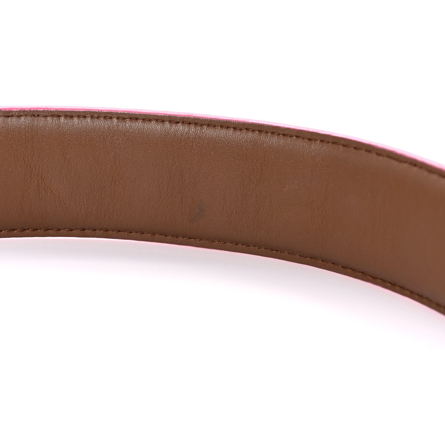 Vitello Dolce Plexiglass Bi-Color Studded Strap You Black Brownie Multicolor