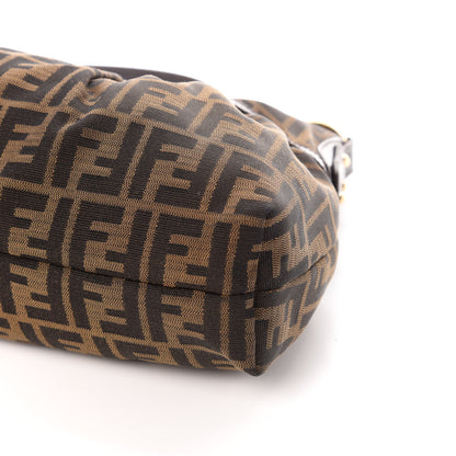 Fendi Zucca Cuoio Lucido Chef Hobo Tobacco Moro 8 of 8