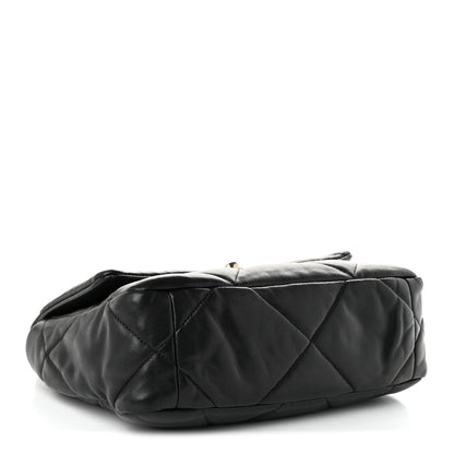 Chanel Lambskin Quilted Medium Chanel 19 Flap Black 3 of 10