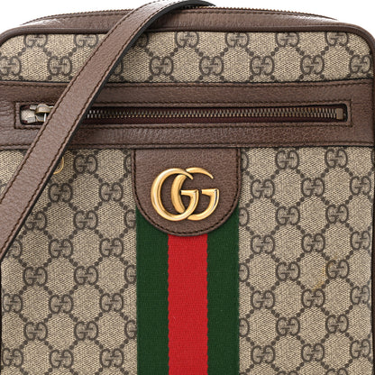 Gucci GG Supreme Monogram Web Small Ophidia Messenger Bag Brown 8 of 10