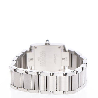 Cartier Stainless Steel 20mm Tank Francaise Quartz Watch 3 of 7